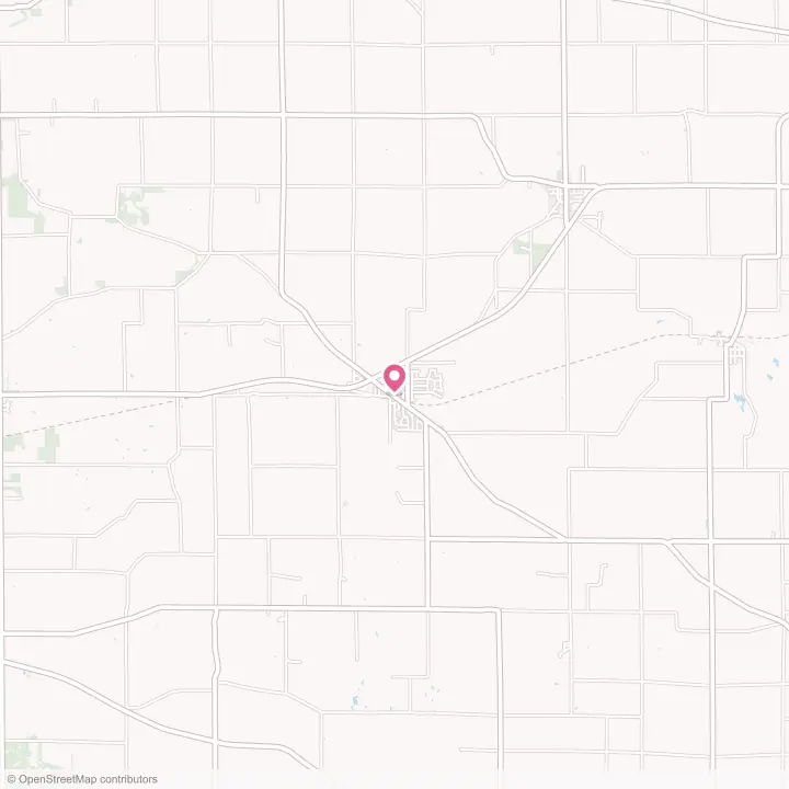 Map of the flower delivery area in Orfordville, Wisconsin
