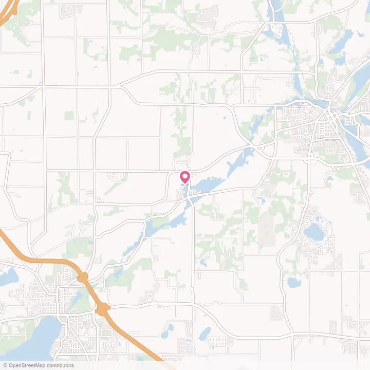 Map of the flower delivery area in Lyons, Wisconsin