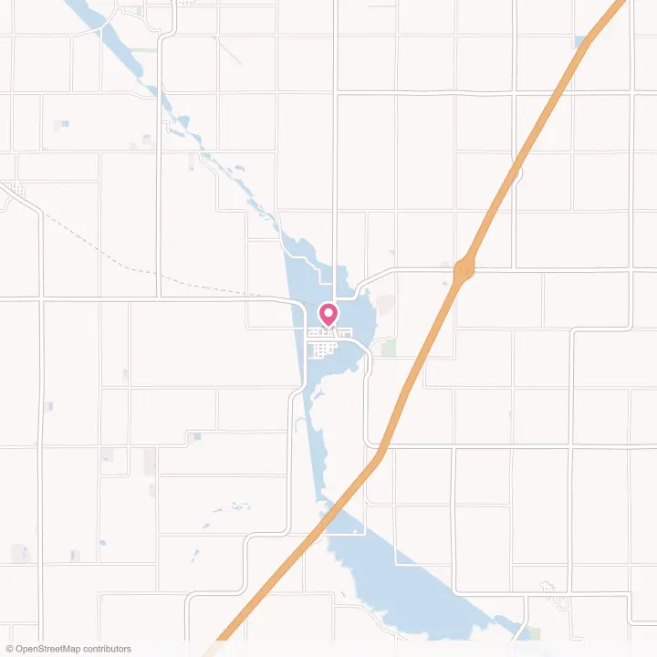 Map of the flower delivery area in Dows, Iowa