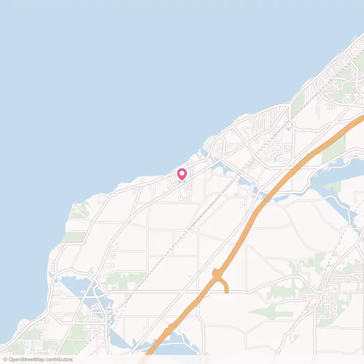 Map of the flower delivery area in Highland-on-the-Lake, New York