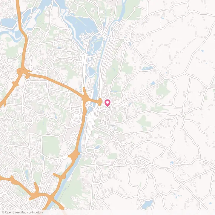 Map of the flower delivery area in Troy, New York