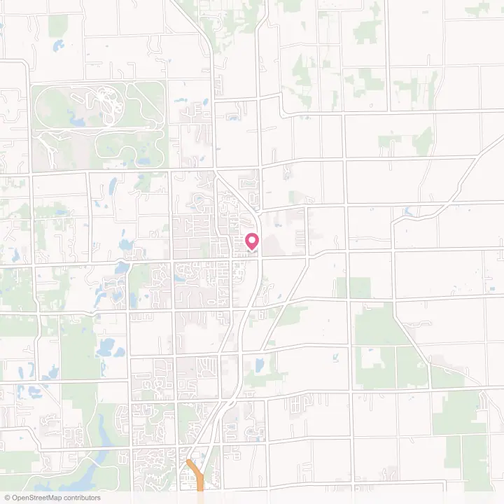 Map of the flower delivery area in Romeo, Michigan