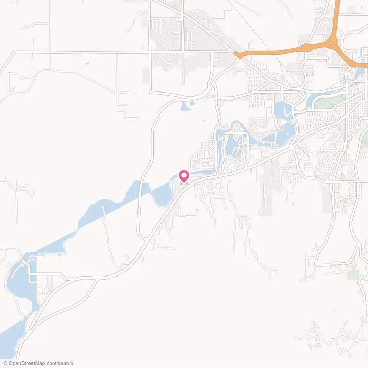 Map of the flower delivery area in Red Butte, Wyoming