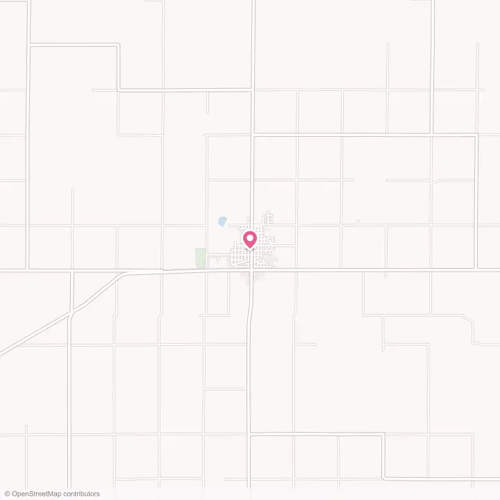 Map of the flower delivery area in Gordon, Nebraska