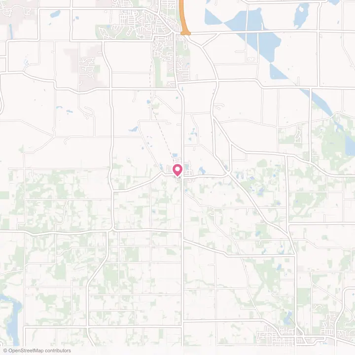 Map of the flower delivery area in Brooklyn, Wisconsin