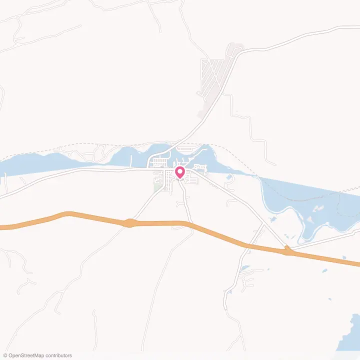 Map of the flower delivery area in Glenrock, Wyoming
