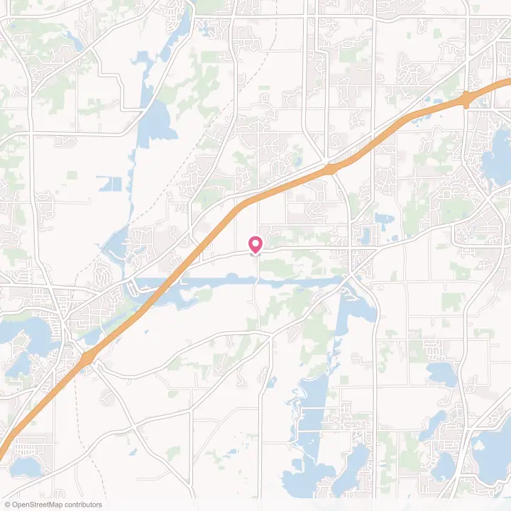 Map of the flower delivery area in Vernon, Wisconsin