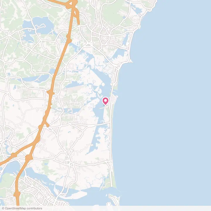 Map of the flower delivery area in Seabrook Beach, New Hampshire