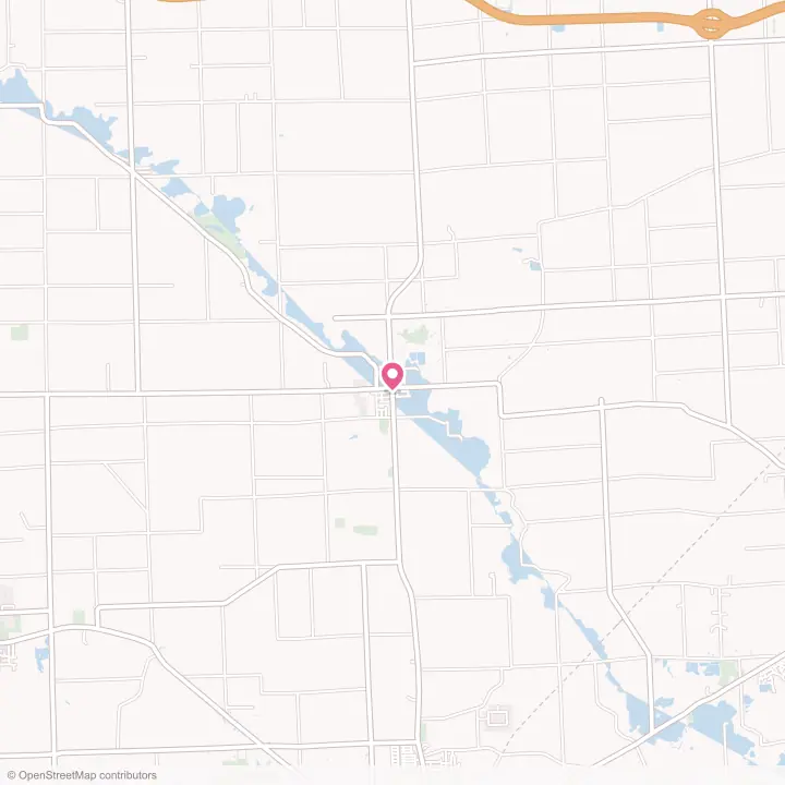 Map of the flower delivery area in Memphis, Michigan