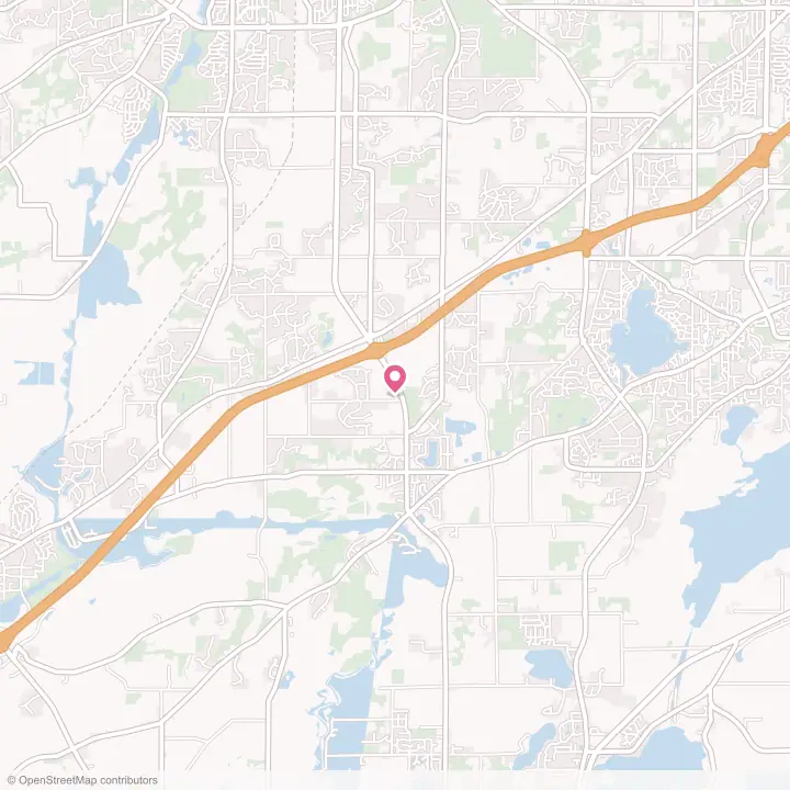Map of the flower delivery area in Big Bend, Wisconsin