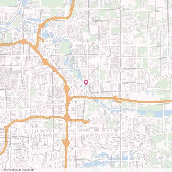 Map of the flower delivery area in Williamsville, New York
