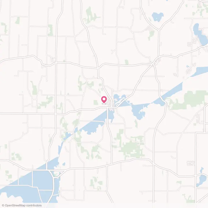 Map of the flower delivery area in Rome, Wisconsin