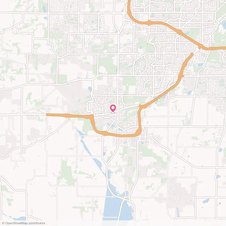 Map of the flower delivery area in Verona, Wisconsin