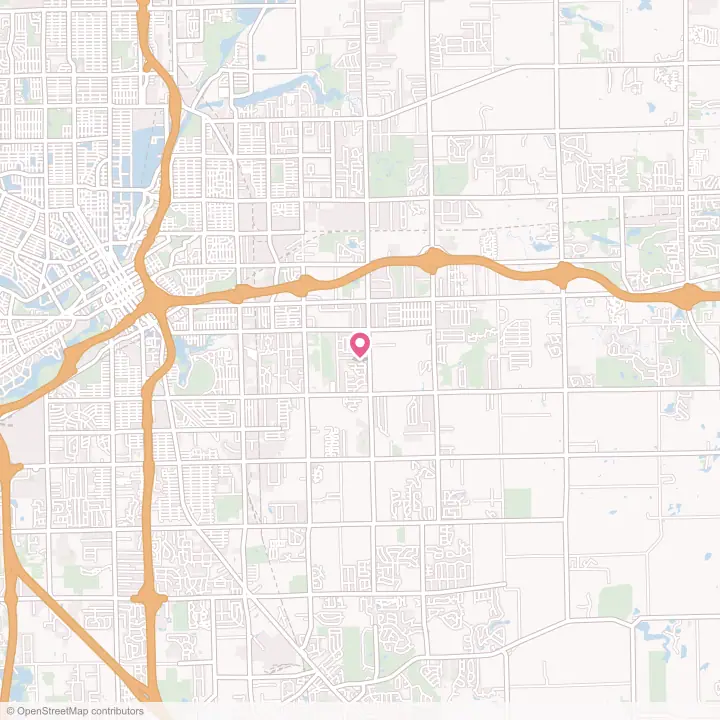 Map of the flower delivery area in Burton, Michigan
