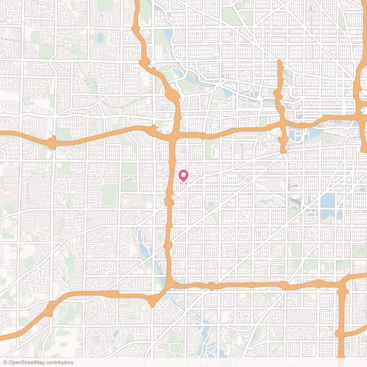 Map of the flower delivery area in West Allis, Wisconsin