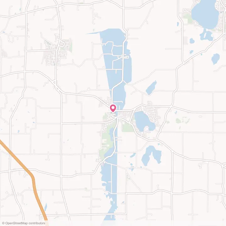 Map of the flower delivery area in Cambridge, Wisconsin