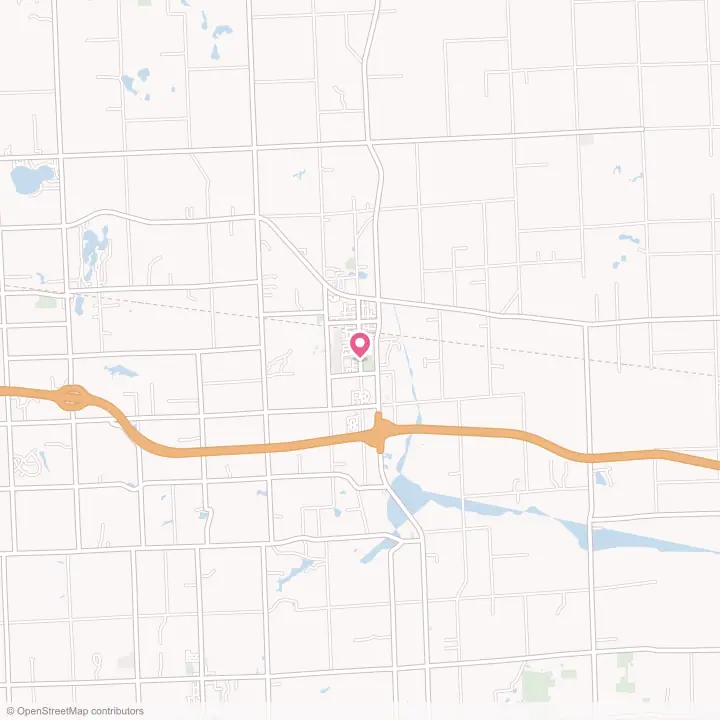 Map of the flower delivery area in Imlay City, Michigan