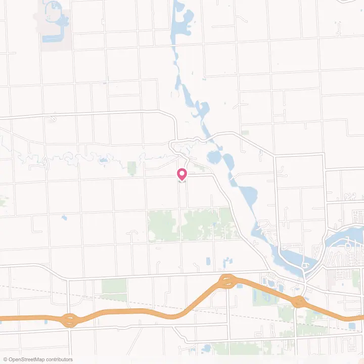 Map of the flower delivery area in Ruby, Michigan