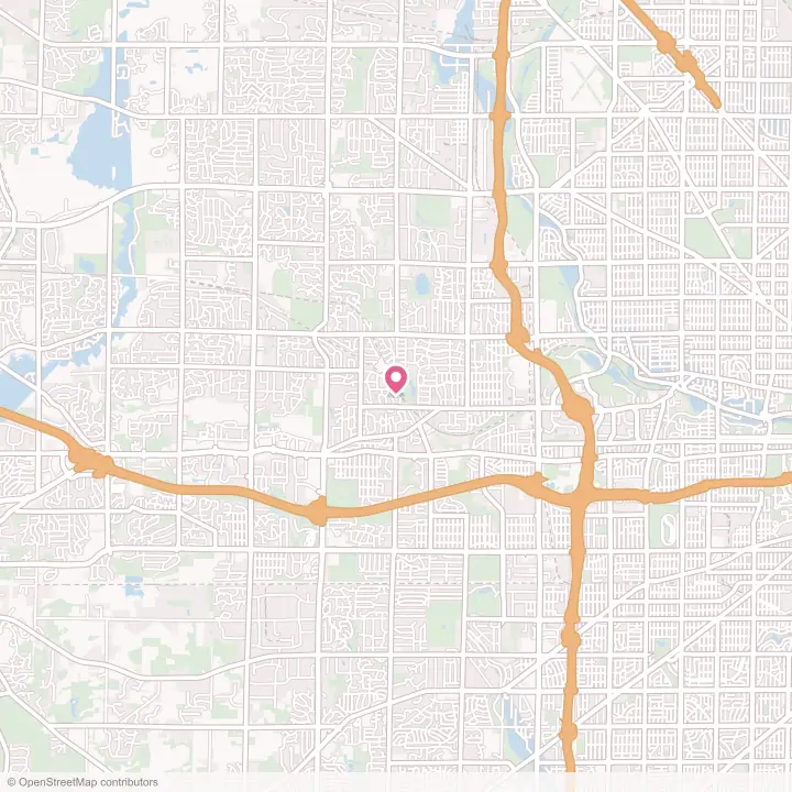 Map of the flower delivery area in Elm Grove, Wisconsin