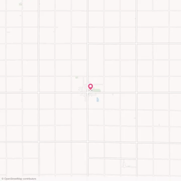 Map of the flower delivery area in Primghar, Iowa