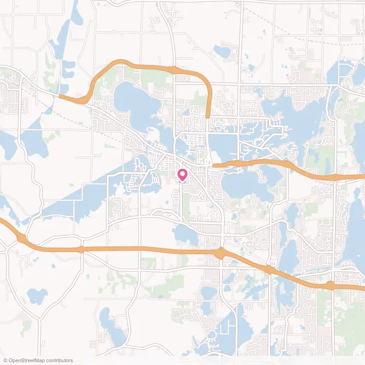 Map of the flower delivery area in Oconomowoc, Wisconsin