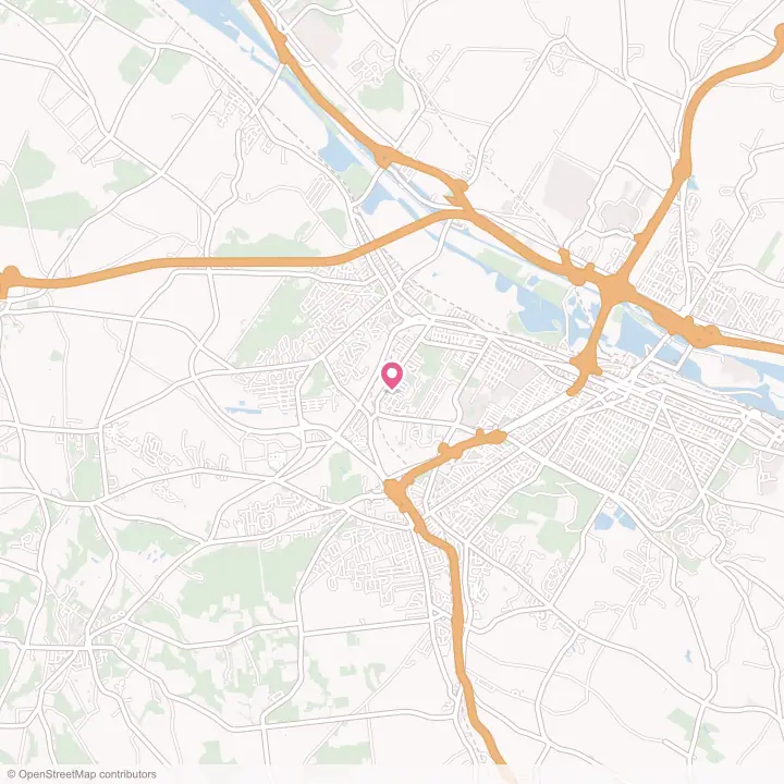 Map of the flower delivery area in New York Mills, New York