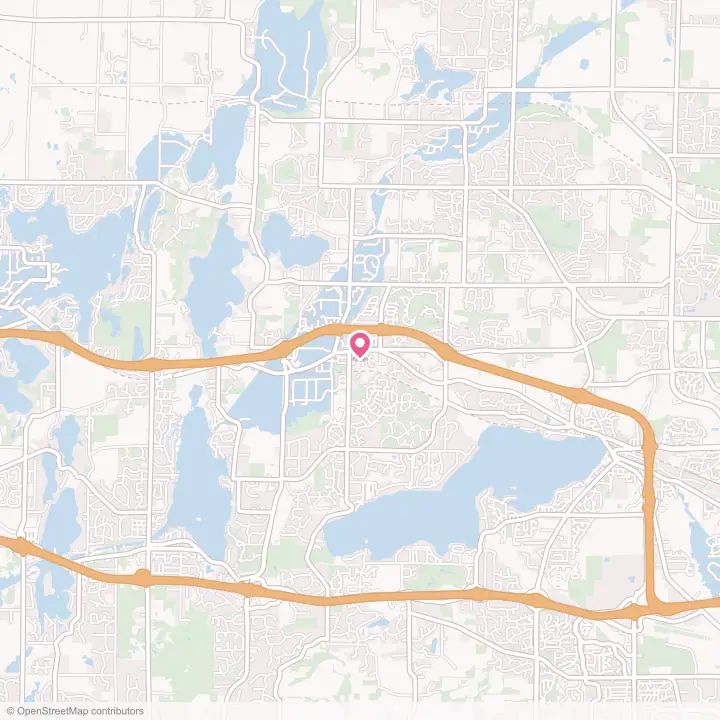 Map of the flower delivery area in Hartland, Wisconsin