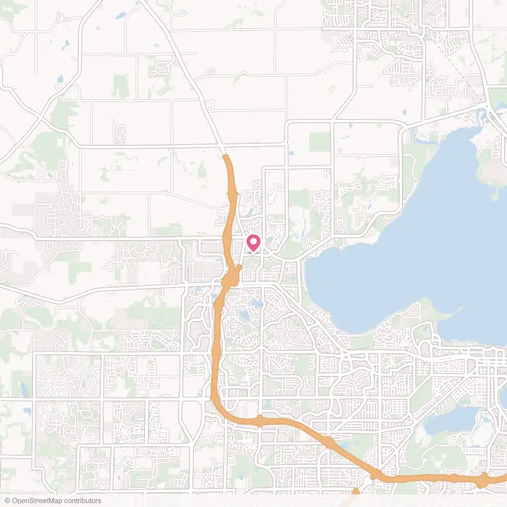 Map of the flower delivery area in Middleton, Wisconsin