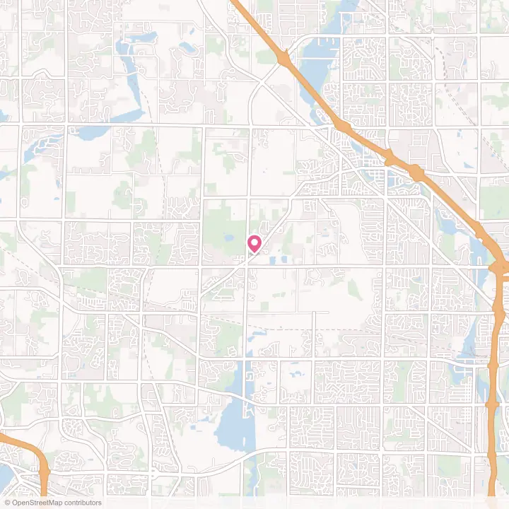 Map of the flower delivery area in Lannon, Wisconsin