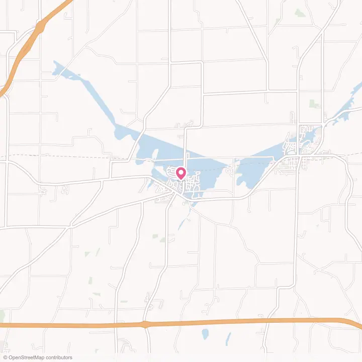Map of the flower delivery area in Marshall, Wisconsin
