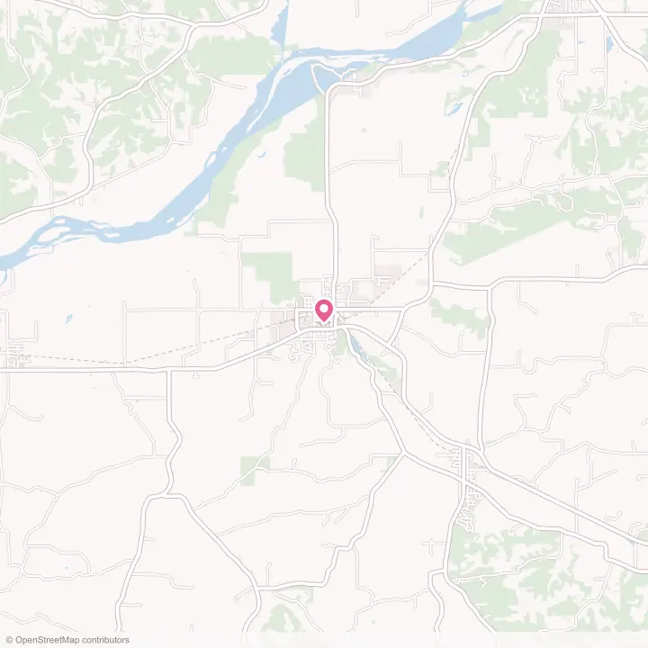 Map of the flower delivery area in Mazomanie, Wisconsin
