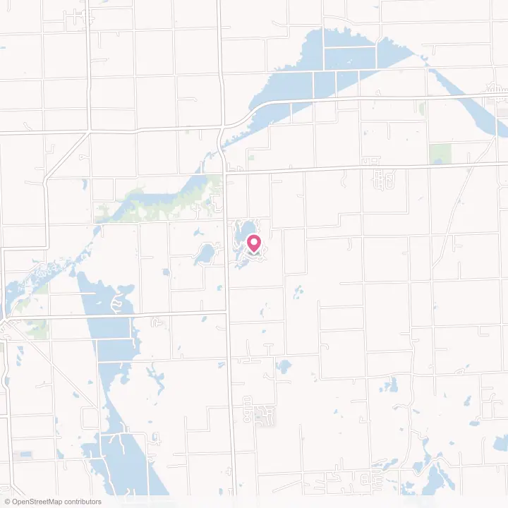 Map of the flower delivery area in Barnes Lake, Michigan