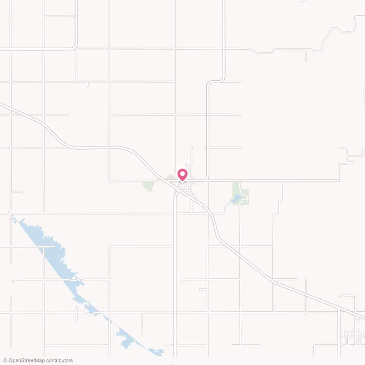 Map of the flower delivery area in Burke, South Dakota
