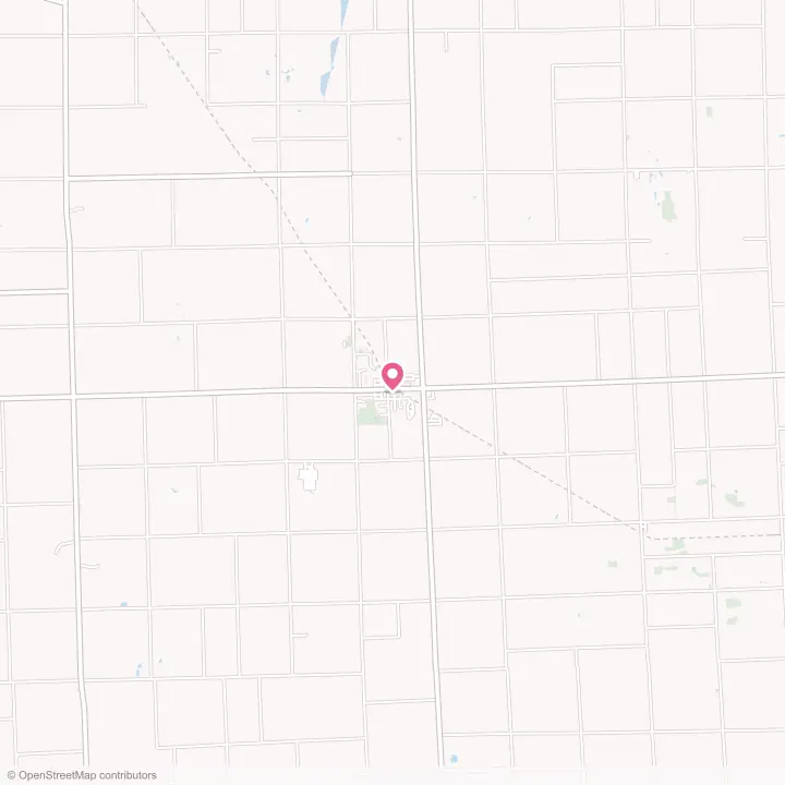 Map of the flower delivery area in Brown City, Michigan