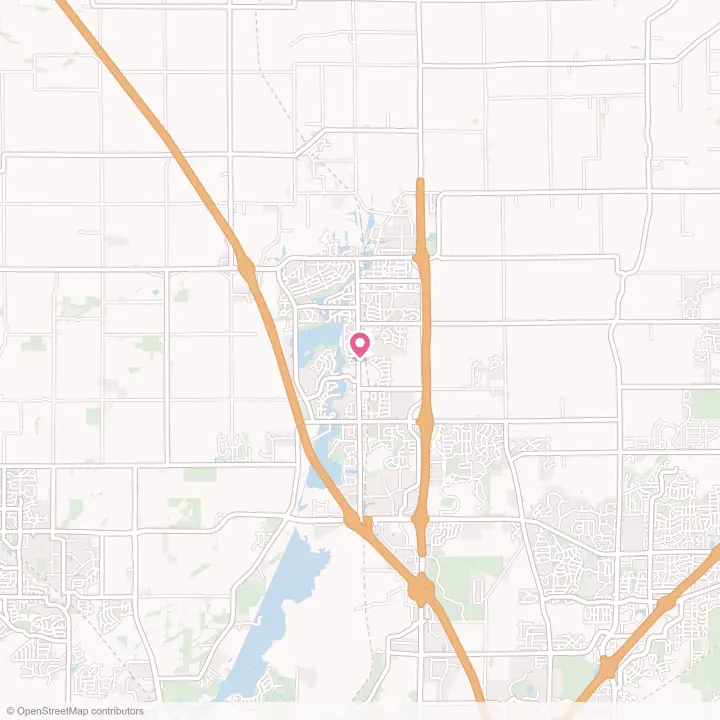 Map of the flower delivery area in DeForest, Wisconsin