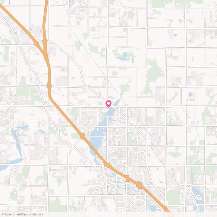 Map of the flower delivery area in Germantown, Wisconsin