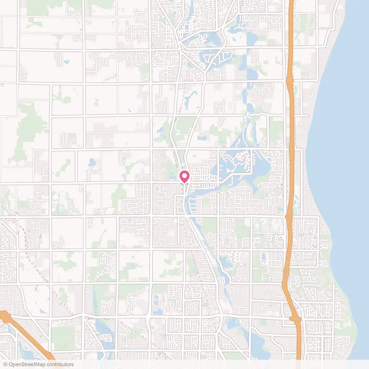 Map of the flower delivery area in Mequon, Wisconsin
