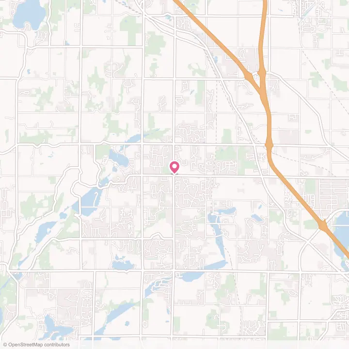 Map of the flower delivery area in Richfield, Wisconsin