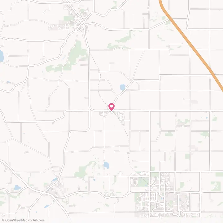 Map of the flower delivery area in Dane, Wisconsin