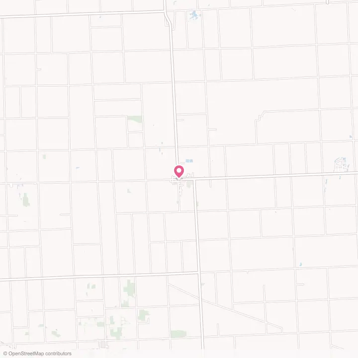 Map of the flower delivery area in Peck, Michigan
