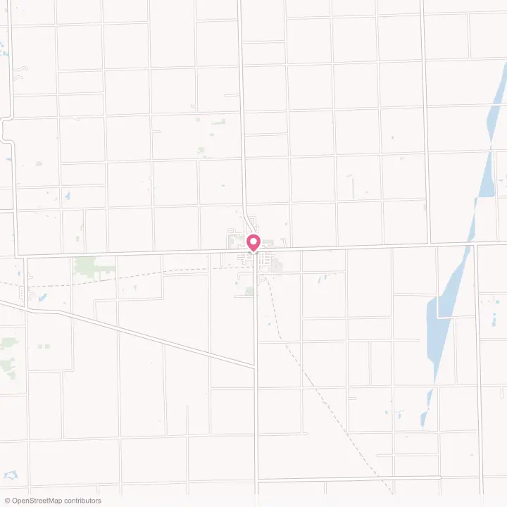 Map of the flower delivery area in Marlette, Michigan