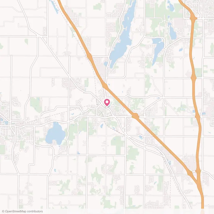 Map of the flower delivery area in Slinger, Wisconsin