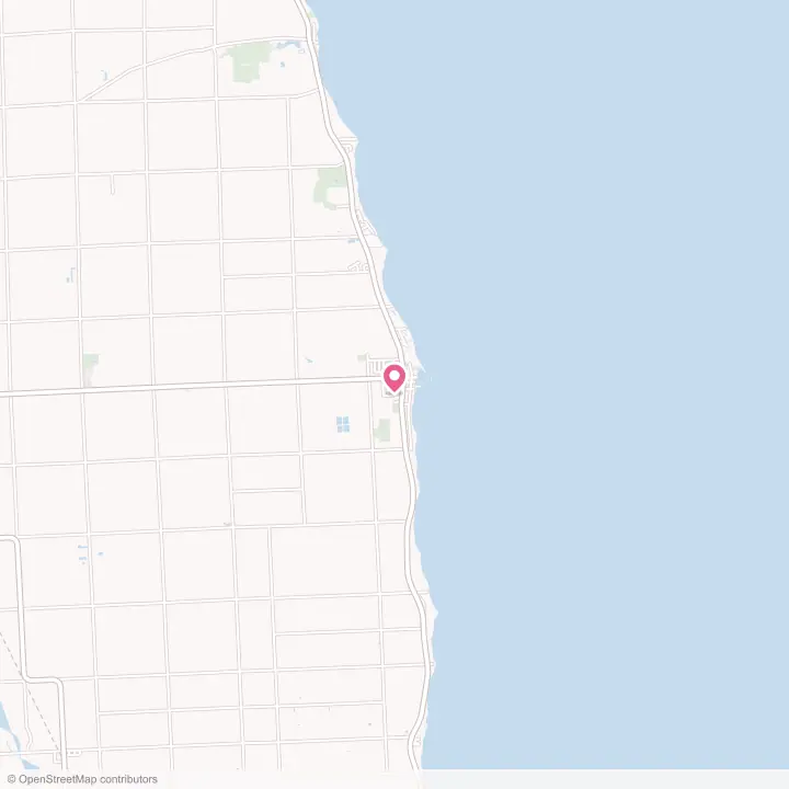 Map of the flower delivery area in Port Sanilac, Michigan