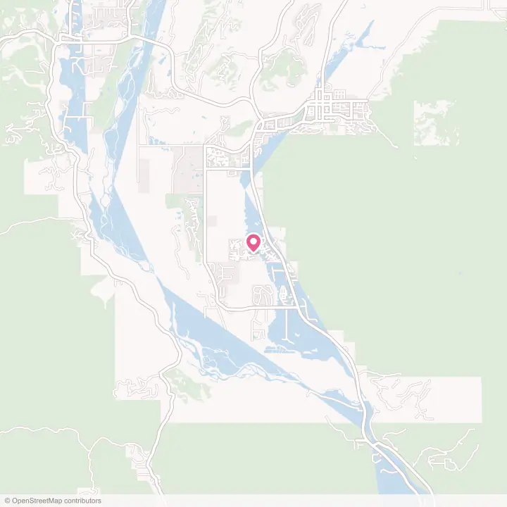 Map of the flower delivery area in Rafter J Ranch, Wyoming