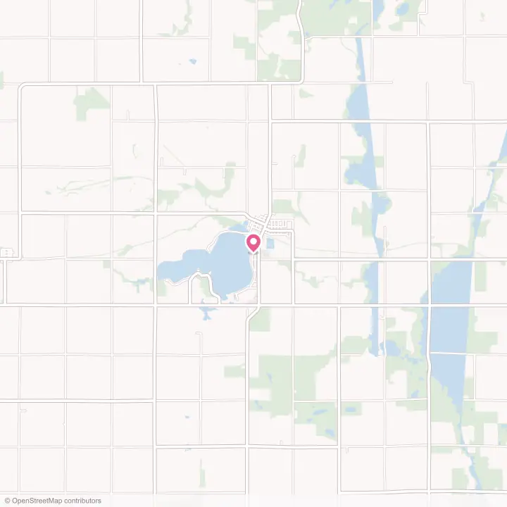 Map of the flower delivery area in Lake Park, Iowa