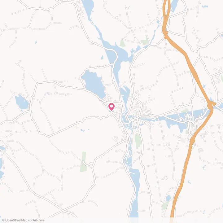 Map of the flower delivery area in Franklin, New Hampshire