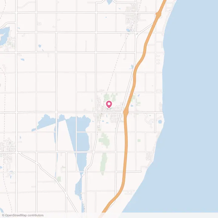 Map of the flower delivery area in Belgium, Wisconsin