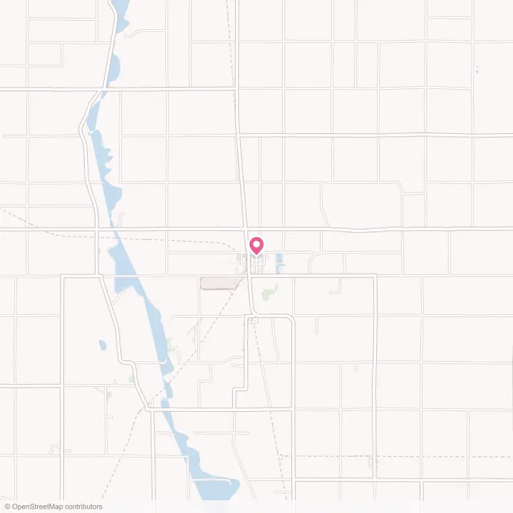 Map of the flower delivery area in Lyle, Minnesota