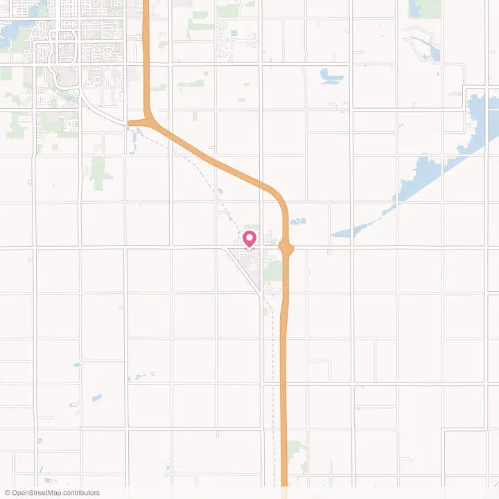 Map of the flower delivery area in Shepherd, Michigan