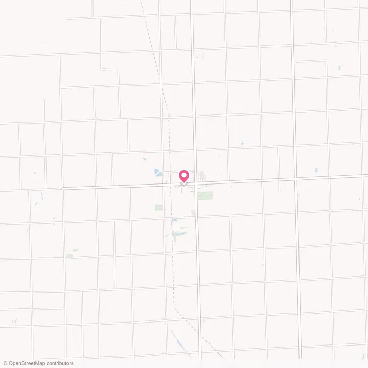 Map of the flower delivery area in Deckerville, Michigan